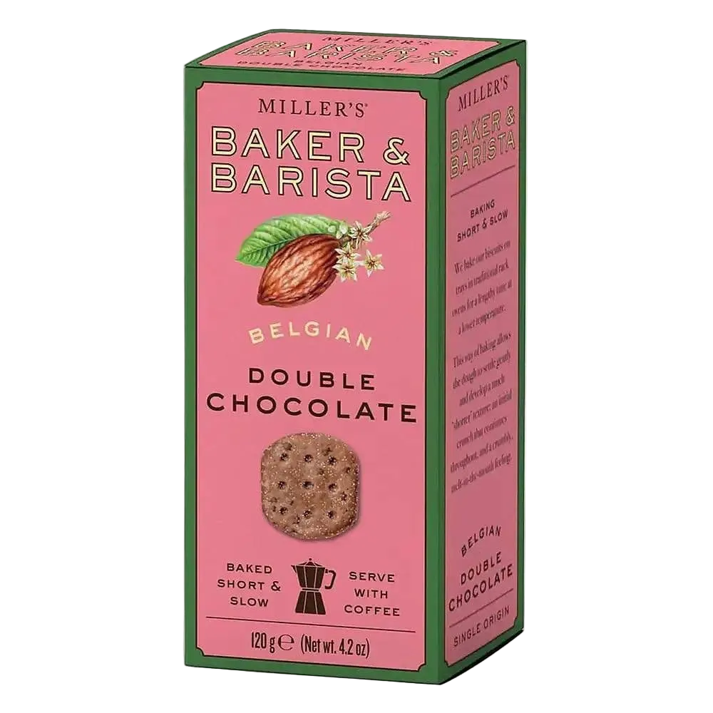 Belgian Double Chocolate Shortbread Cookies