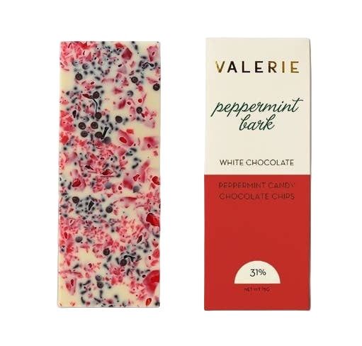 Handmade Peppermint Bark Chocolate Bar