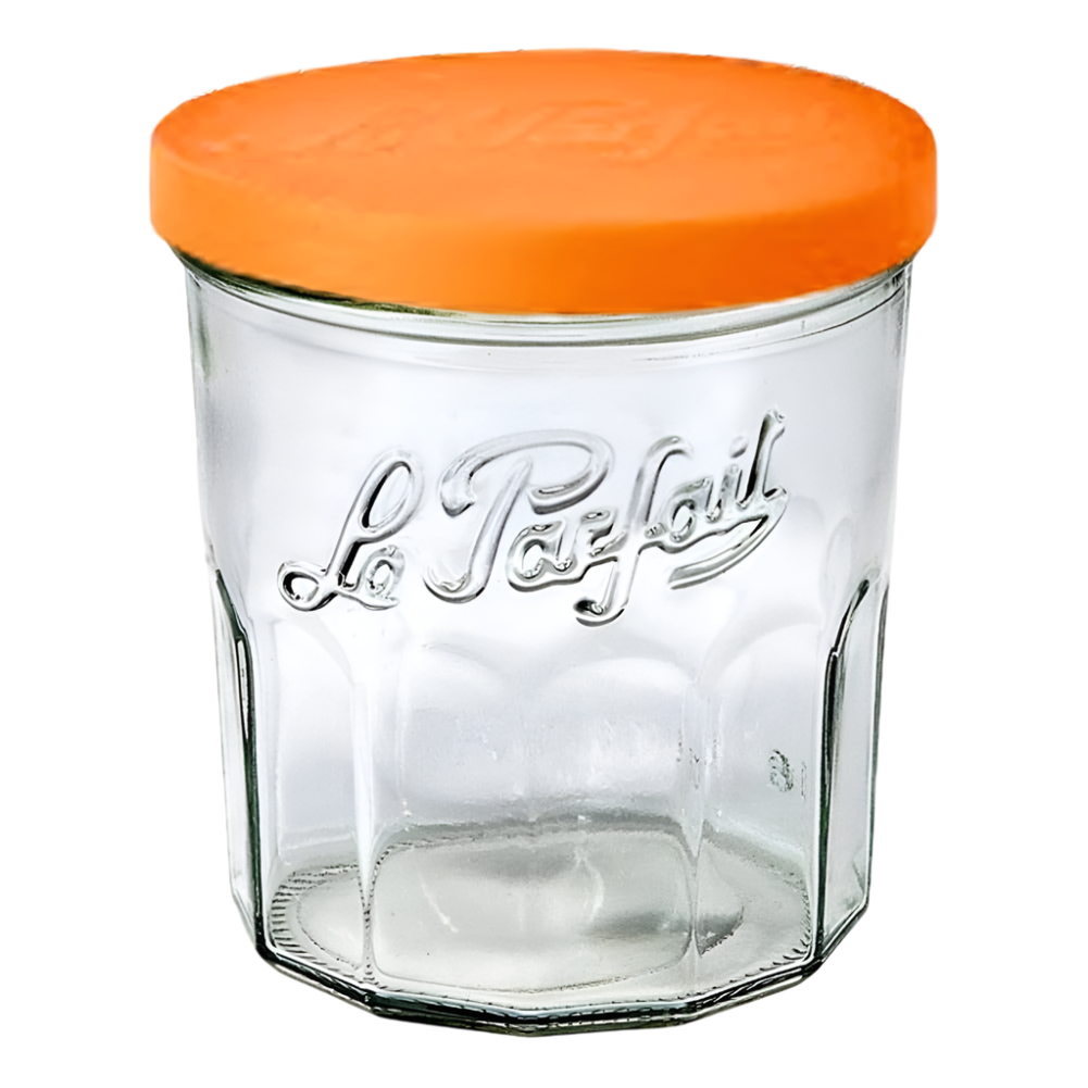 French Jam Pot - Orange Lid