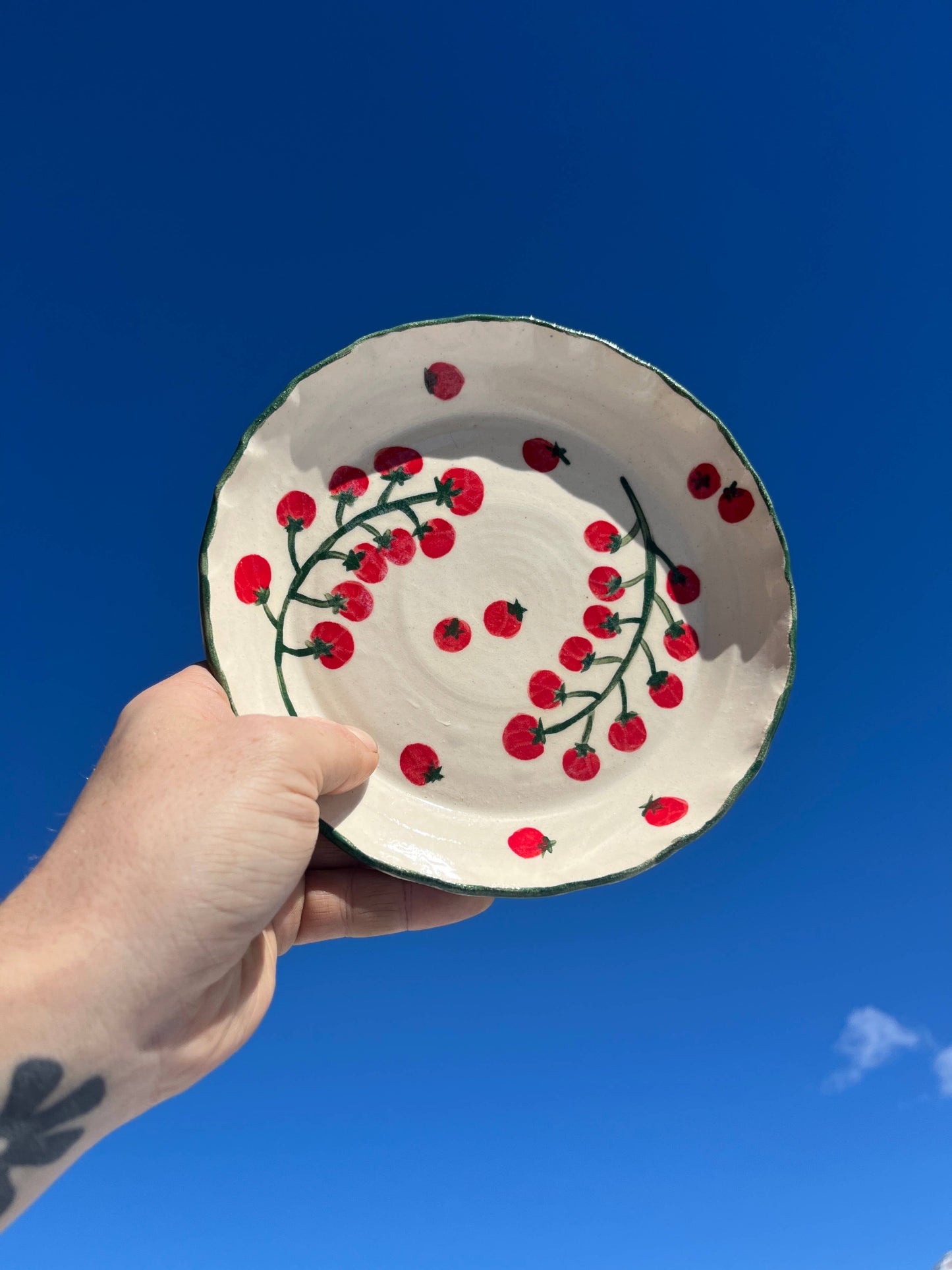 Cherry Tomatoes Lunch/Salad Plate
