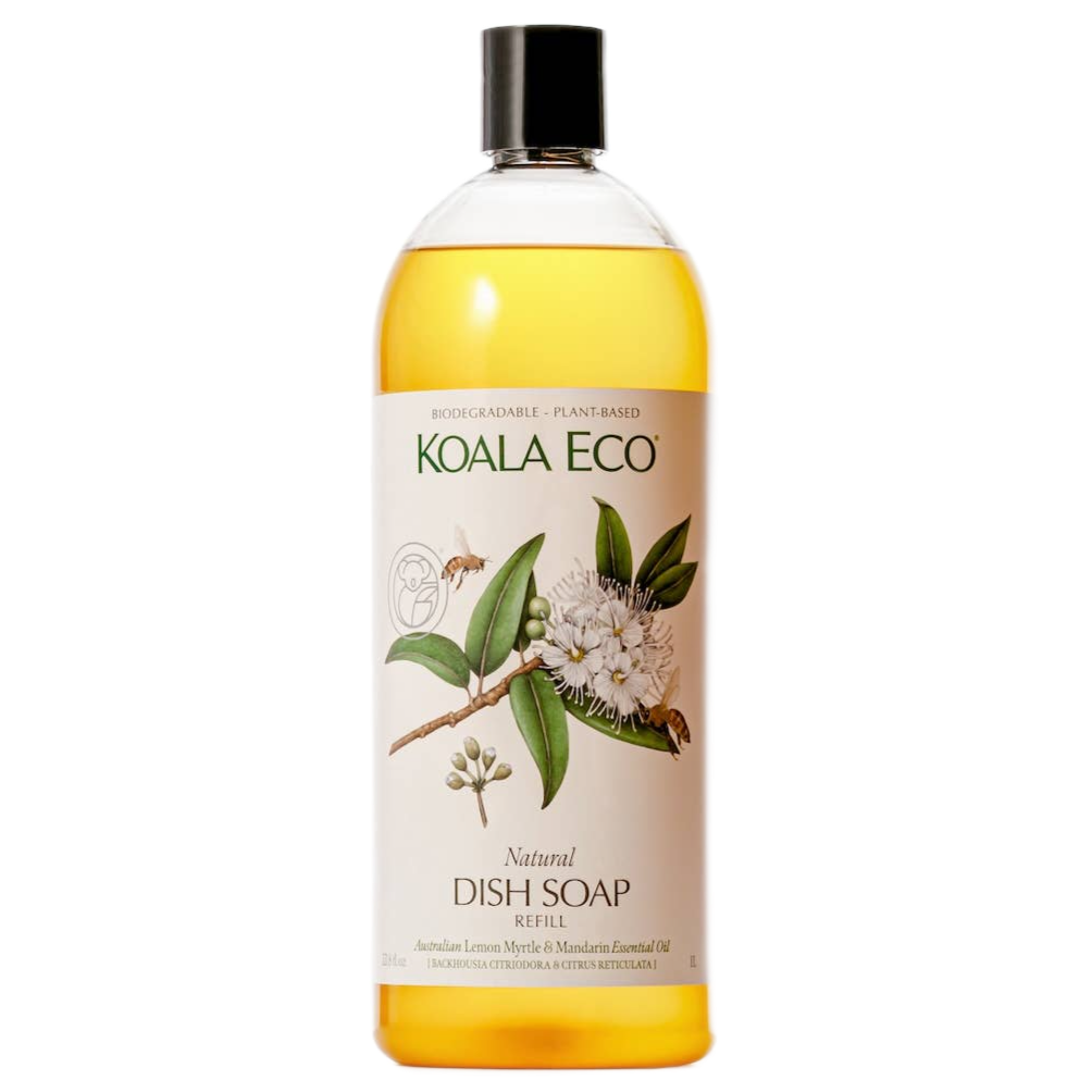 Natural Dish Soap Lemon Myrtle & Mandarin - 33 oz. Refill Bottle