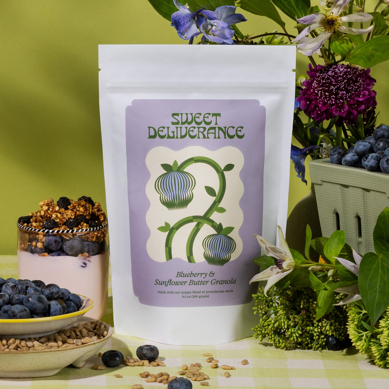 Blueberry & Sunflower Butter Granola