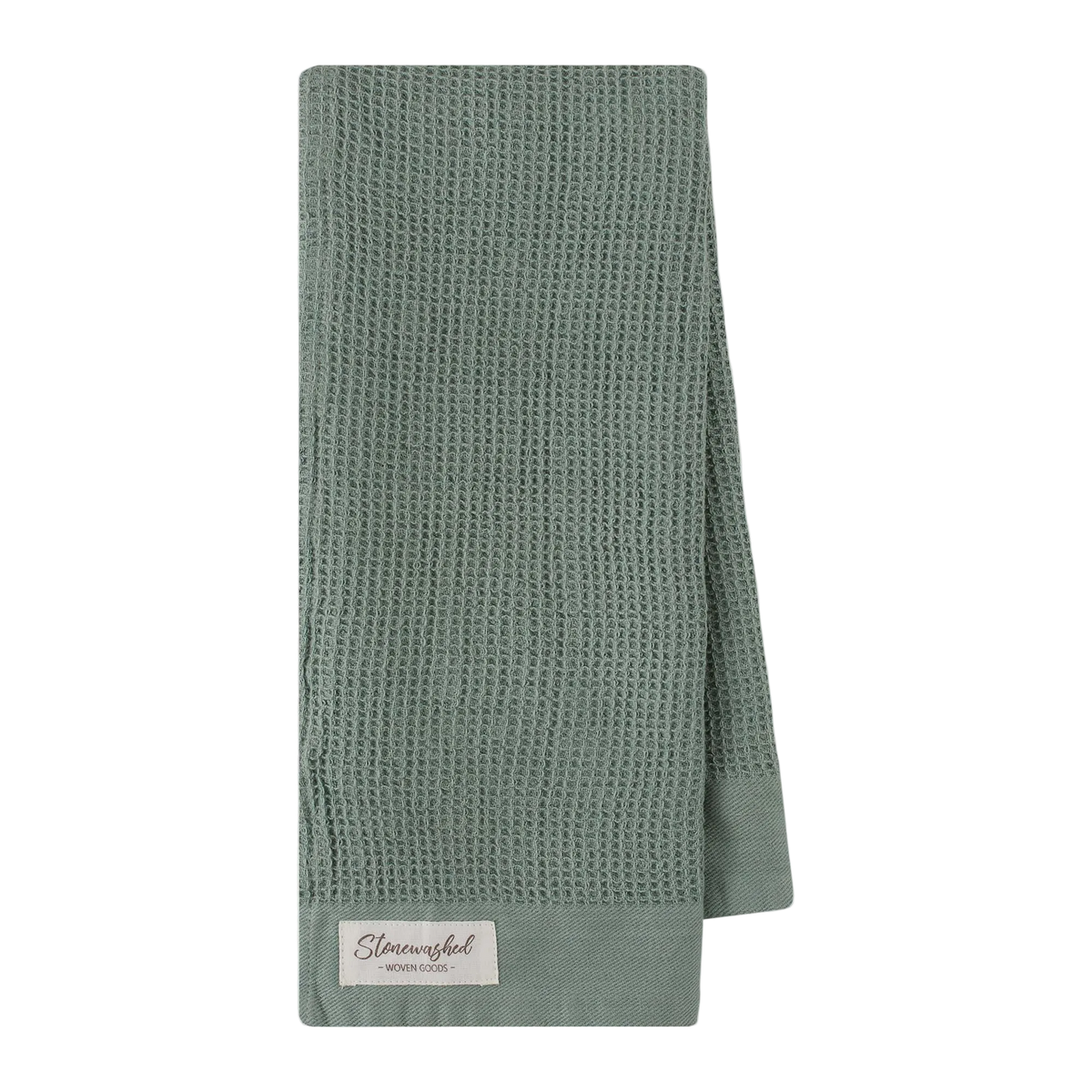 Jadeite Washed Waffle Dishtowel