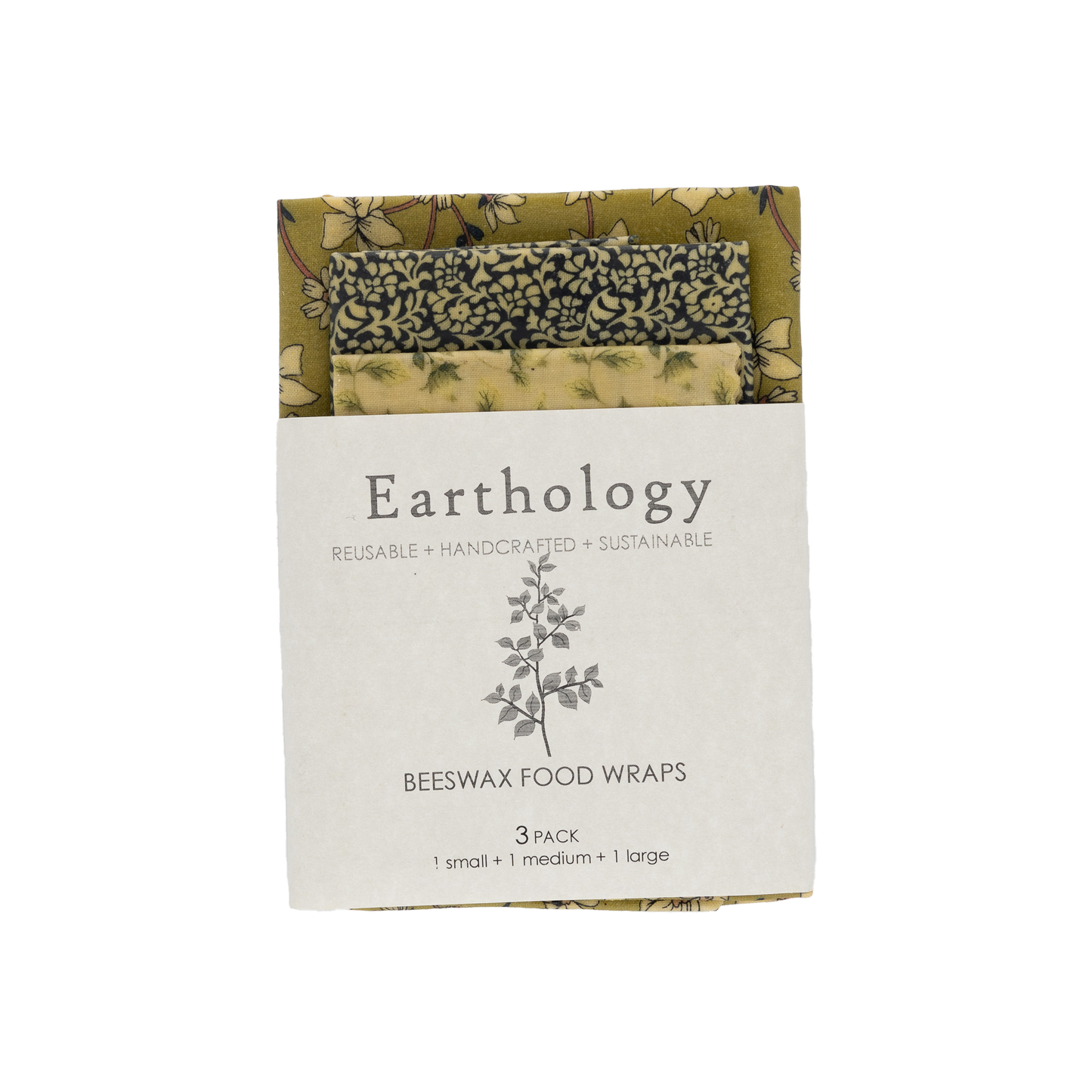 Beeswax Food Wraps - 3 Pack