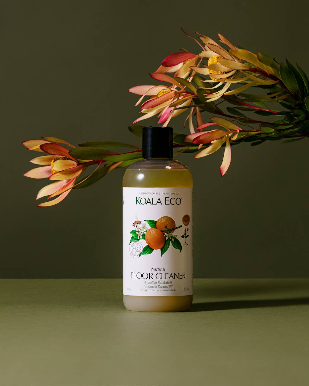Natural Floor Cleaner Mandarin & Peppermint - 16 oz.