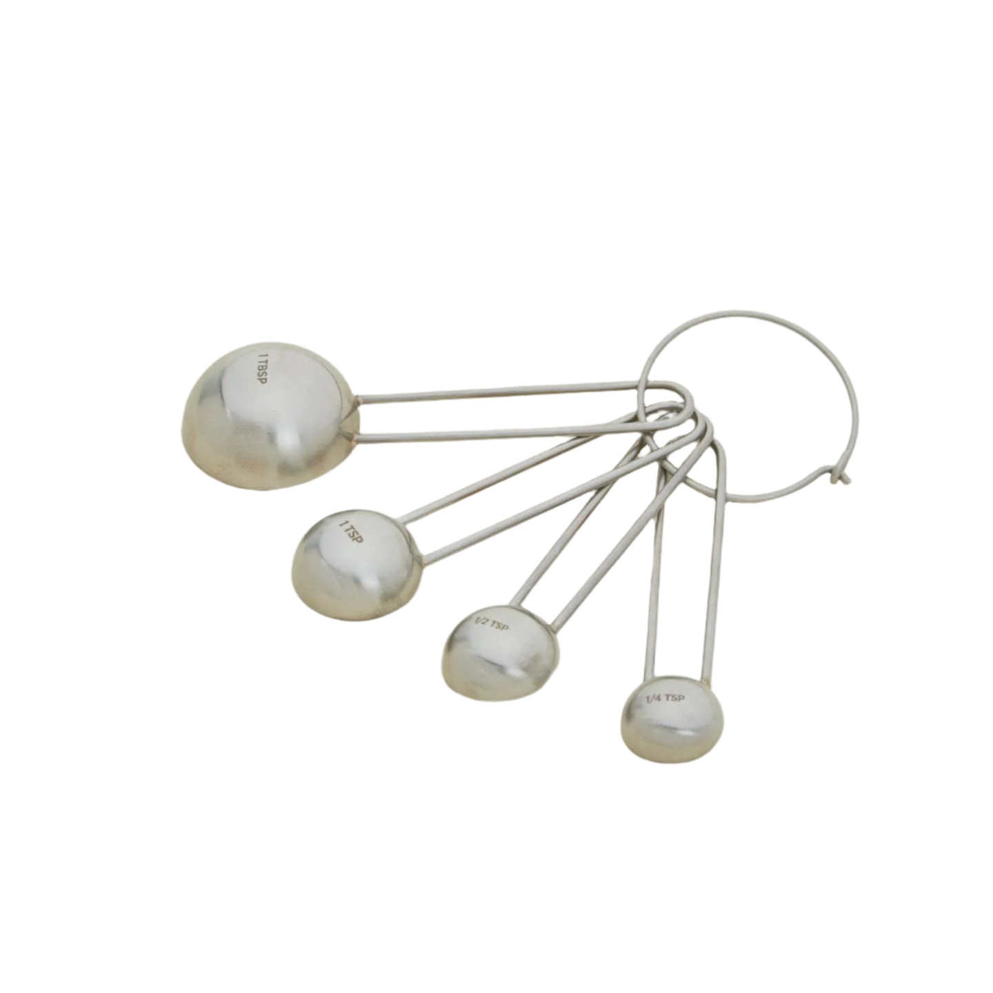 Simple Measuring Spoons - Stainless Steel