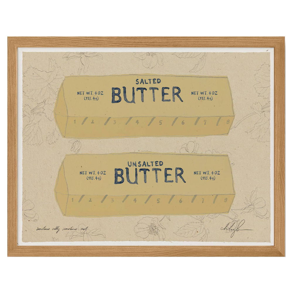 Butter Art Print