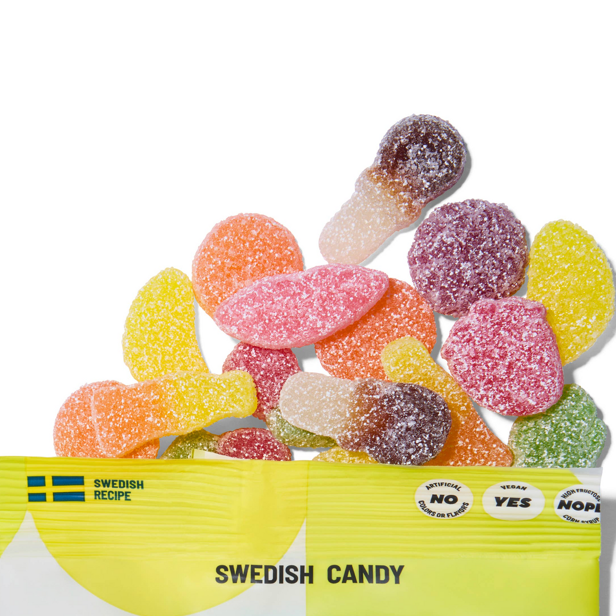 Sour Gummy Mix Swedish Candy Bag 2.8oz