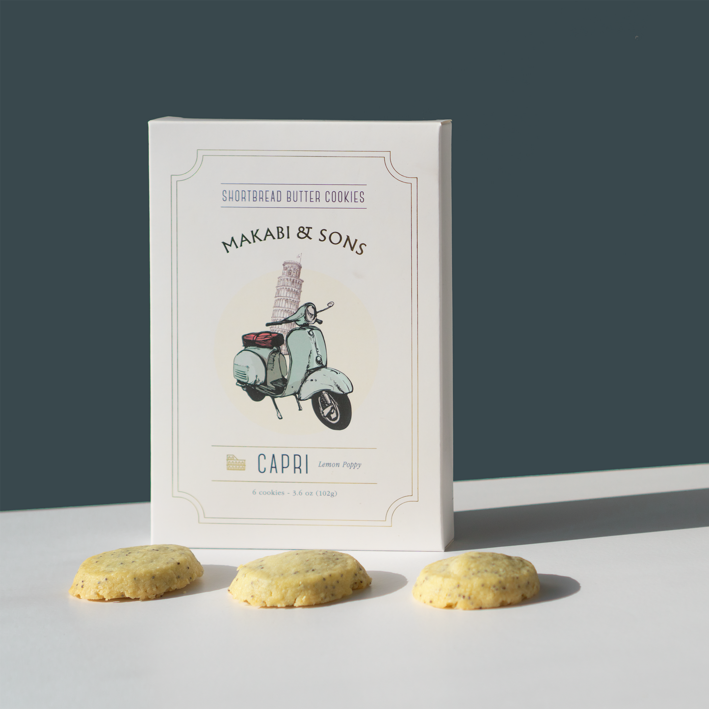 Lemon Poppy Cookies - Capri