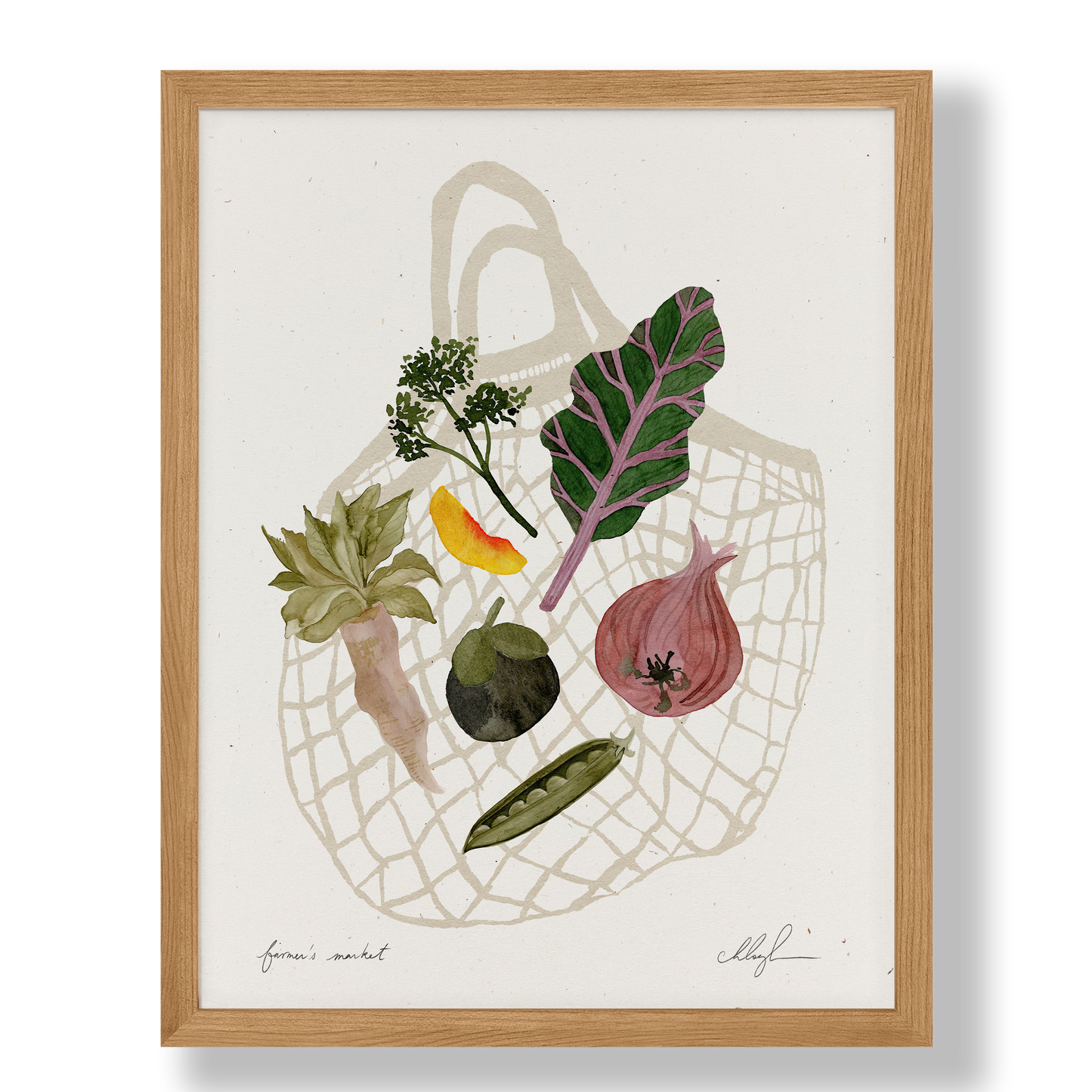 Farmer's Market Art Print