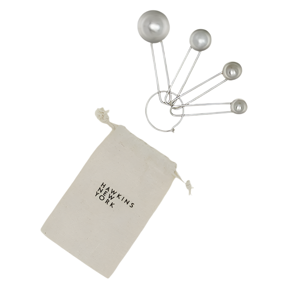 Simple Measuring Spoons - Stainless Steel