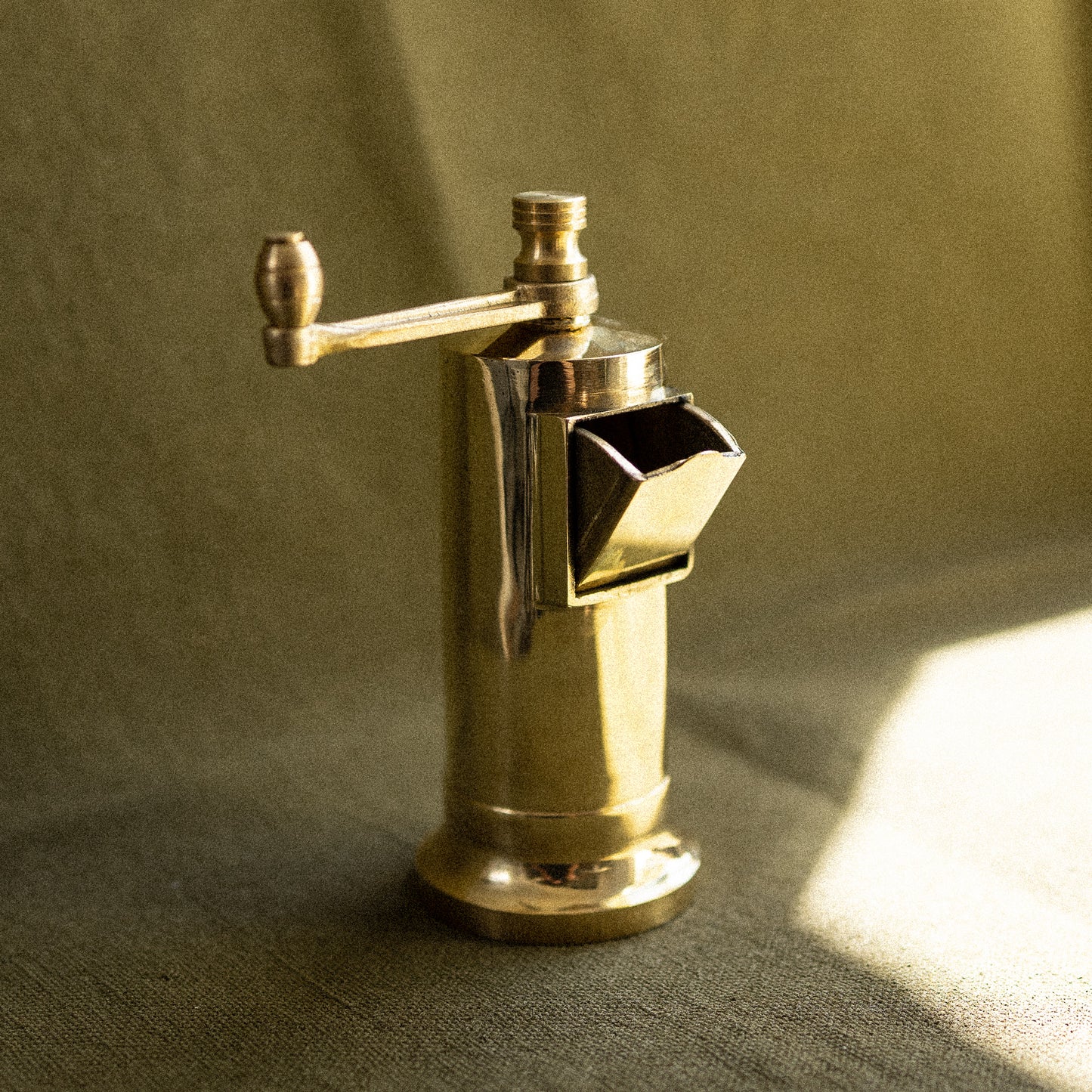 Cast Brass Pepper Grinder
