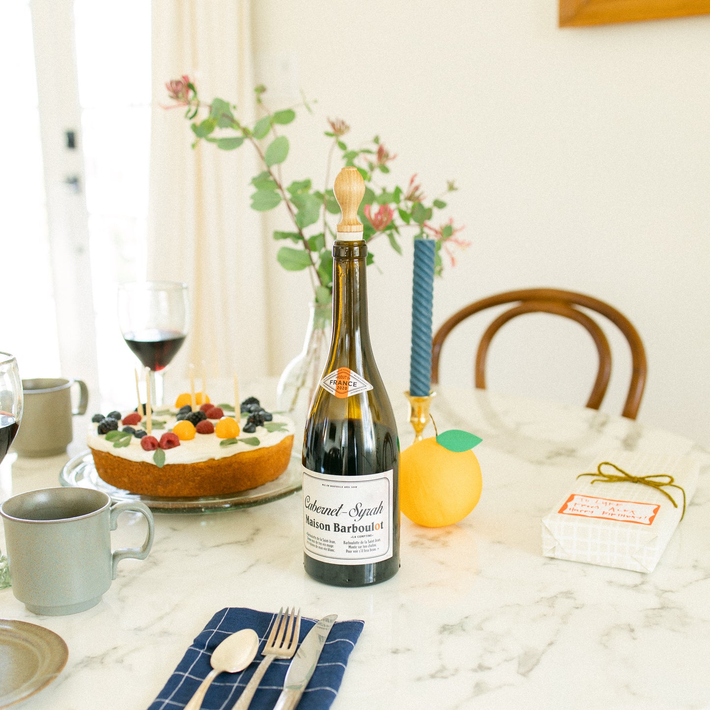 Oak Wine Stopper