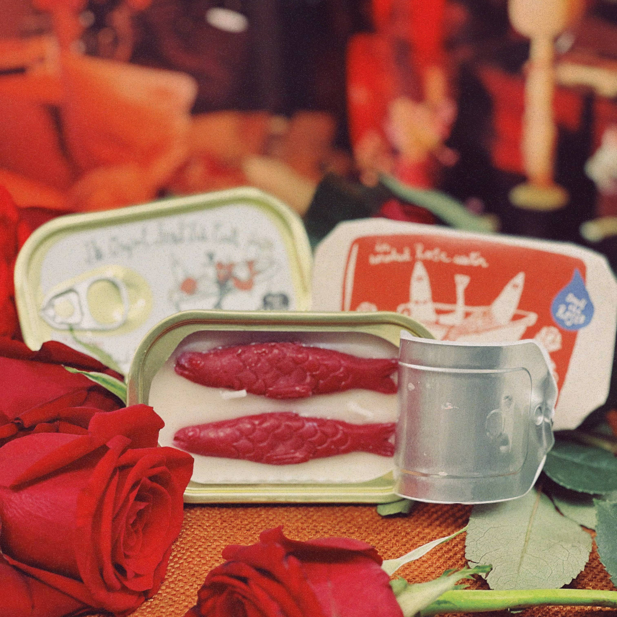 Tinned Fish Candle - Smoked Rose Water Handmade Soy Wax