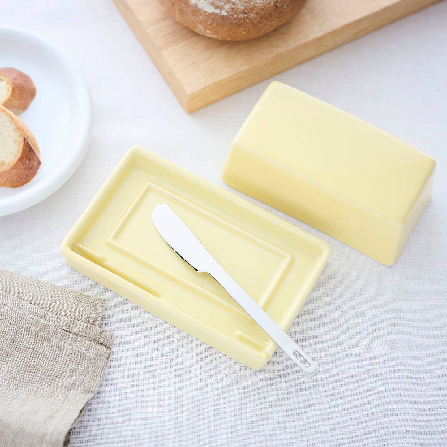 Butter Dish with Knife - Butter