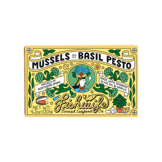 Mussels in Basil Pesto