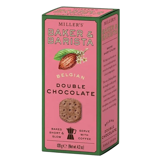 Belgian Double Chocolate Shortbread Cookies