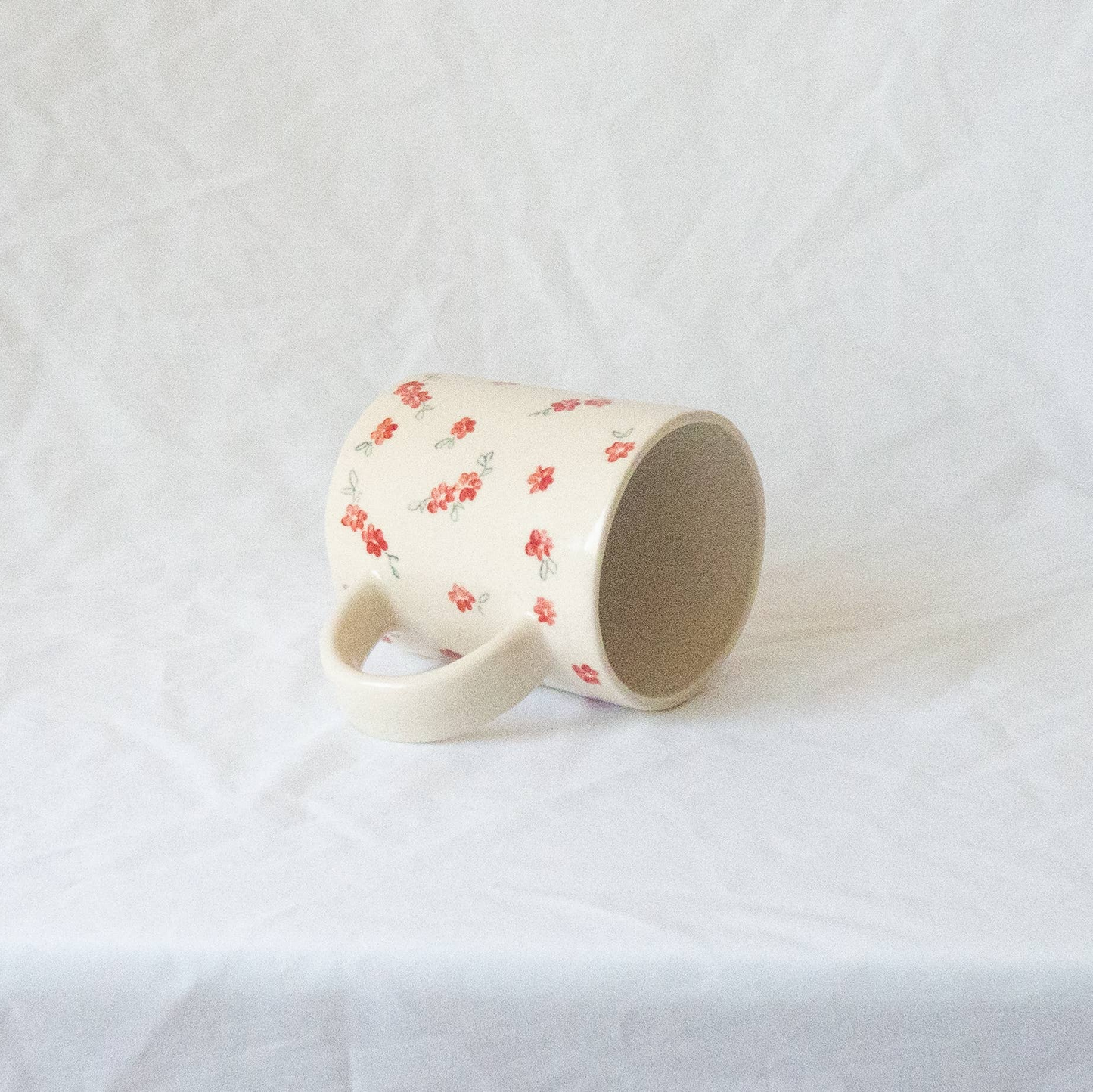 Wild Flowers Mug: Red