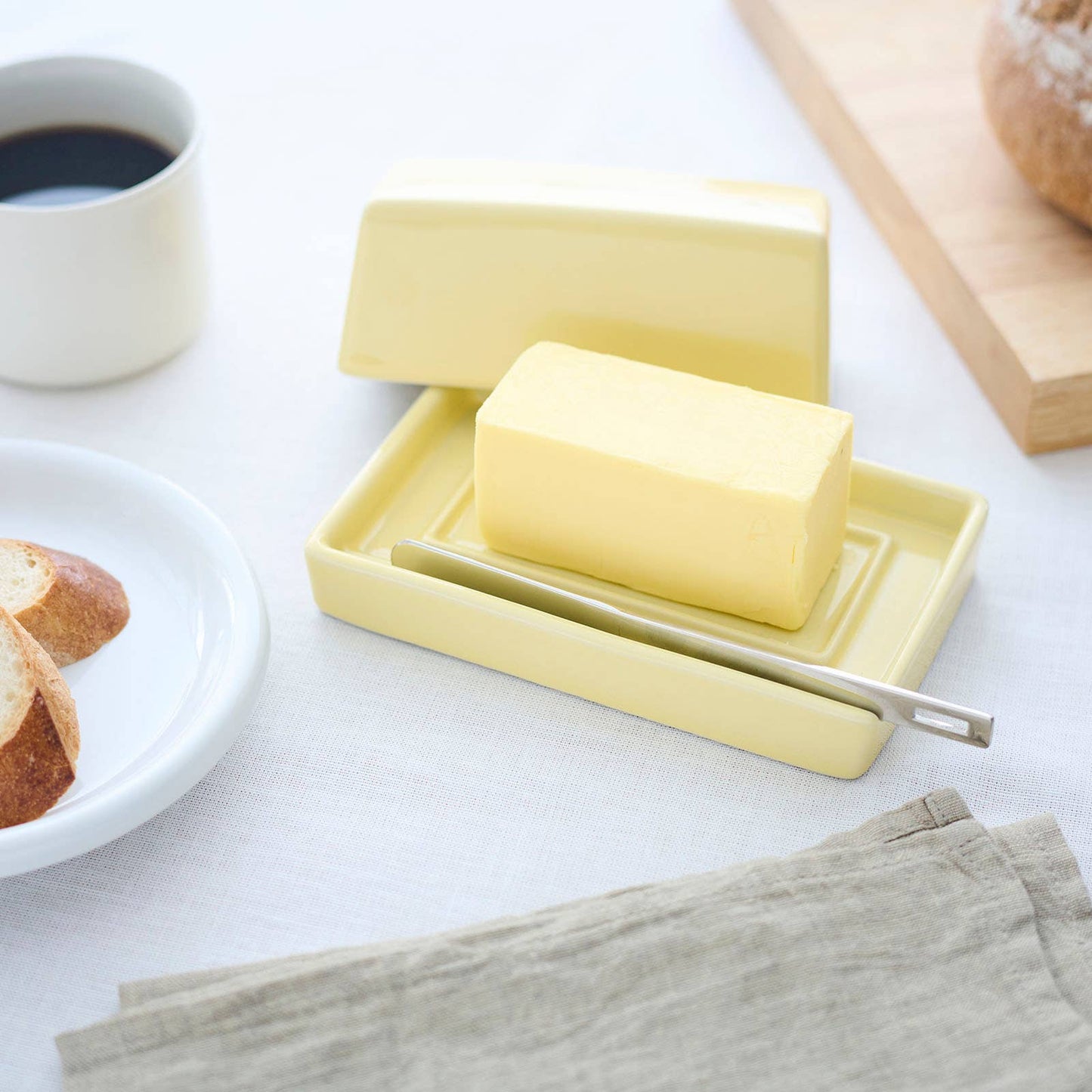 Butter Dish with Knife - Butter