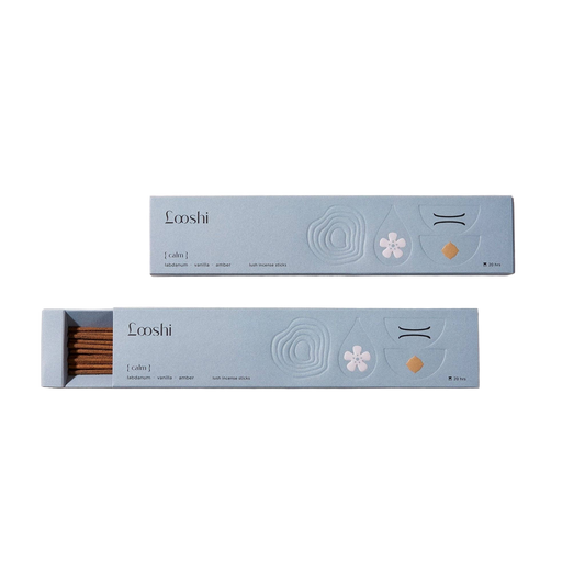 Natural Incense Sticks - Labdanum, Vanilla Bean, Amber