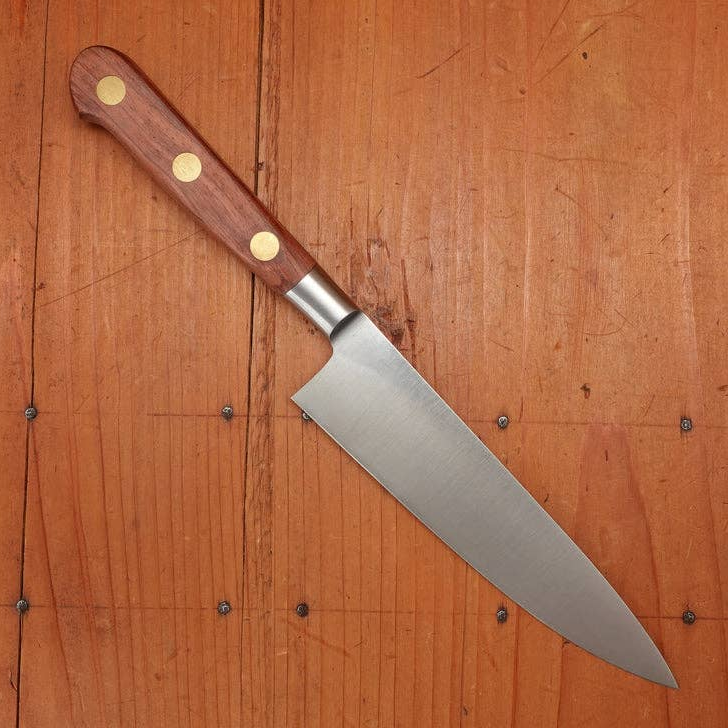 K Sabatier x Bernal Cutlery Nouvel Ideal 5.75" Chef Bolsterless Carbon Palissander