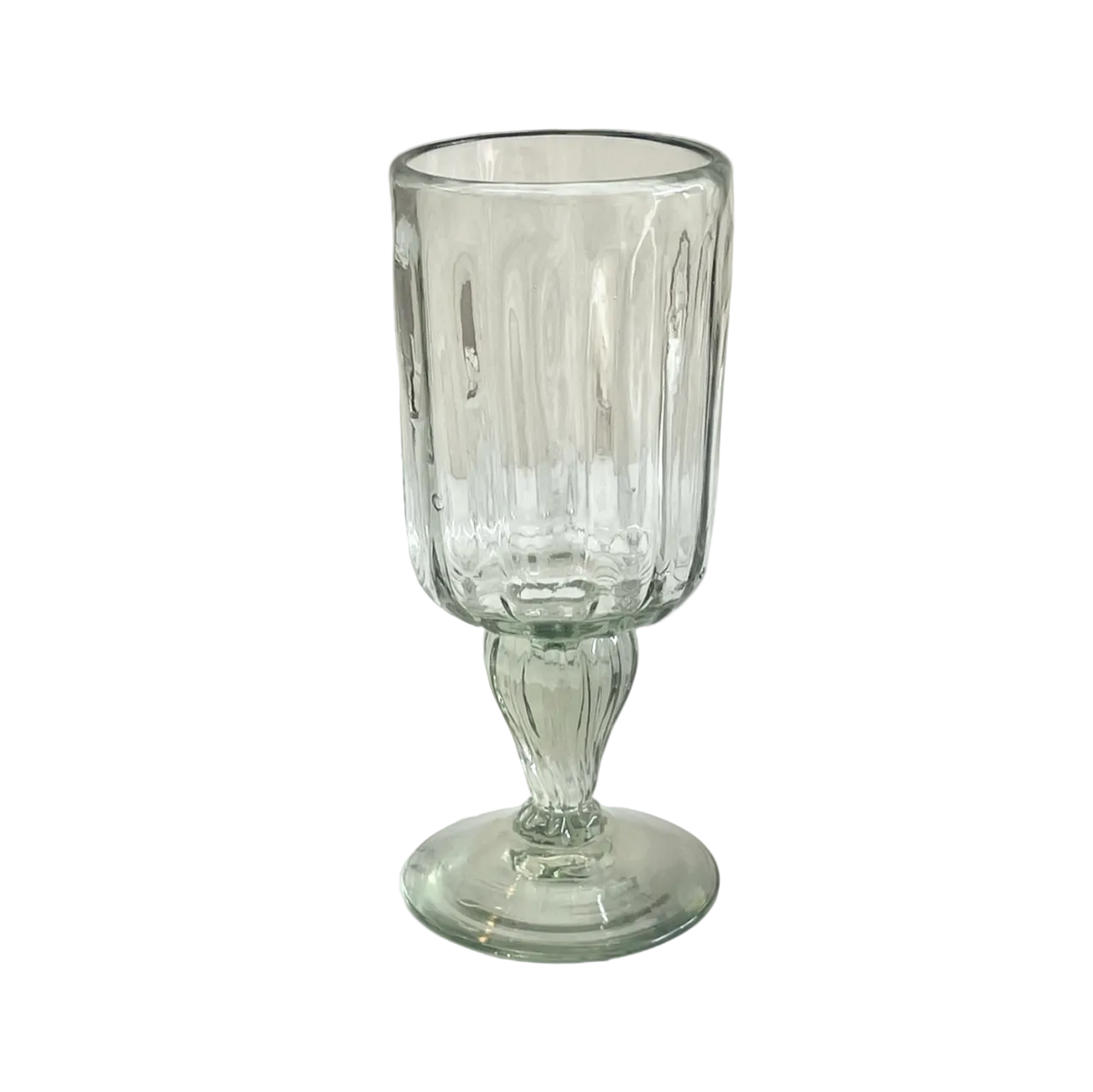 Handblown Fluted Glass