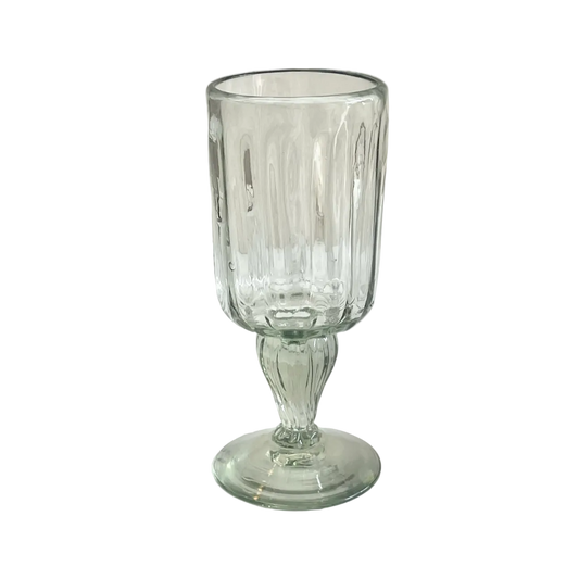 Handblown Fluted Glass