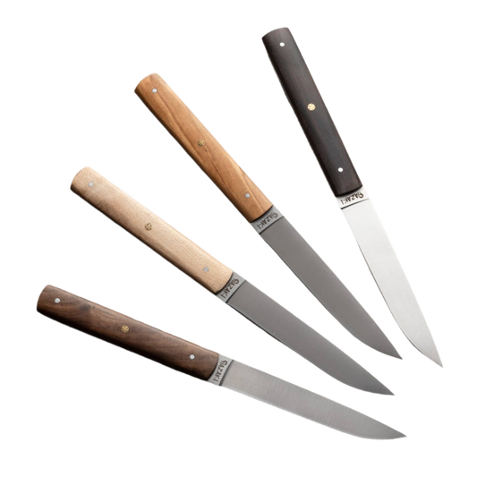 Mixed Wood Japanese Steak Knife Set