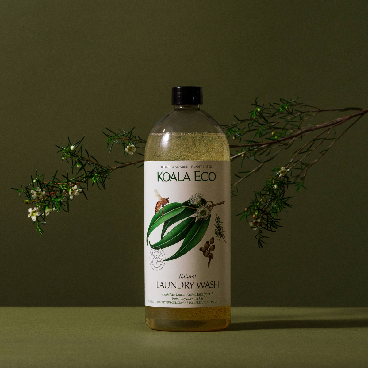Natural Laundry Wash - Lemon, Eucalyptus, & Rosemary