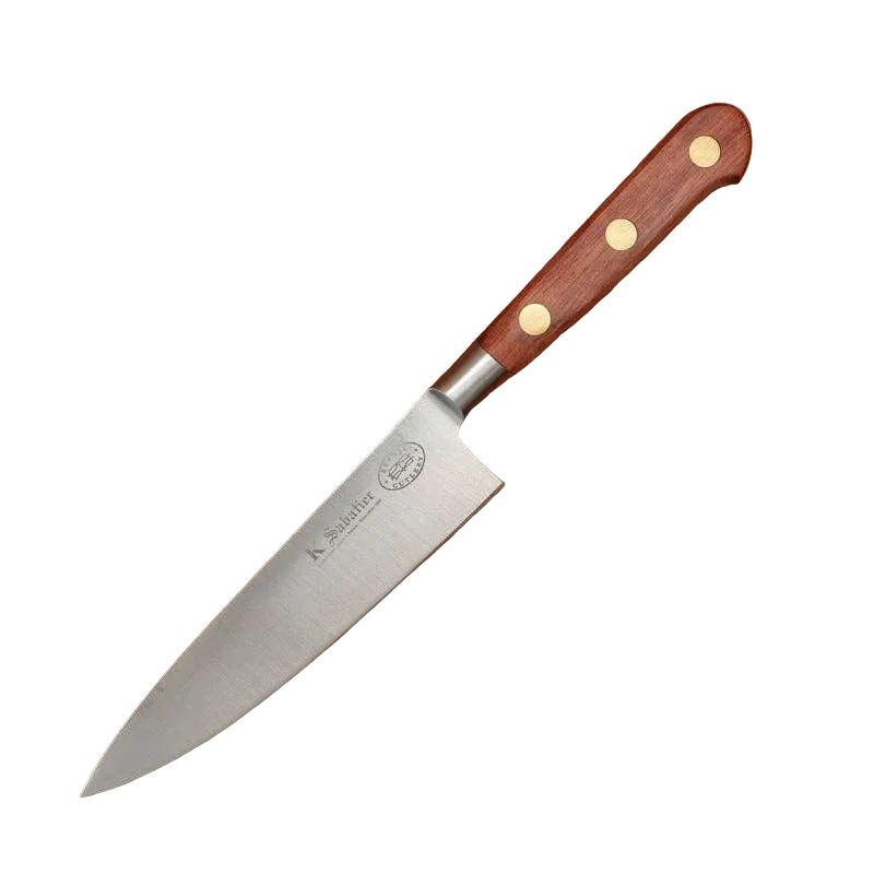 K Sabatier x Bernal Cutlery Nouvel Ideal 5.75" Chef Bolsterless Carbon Palissander