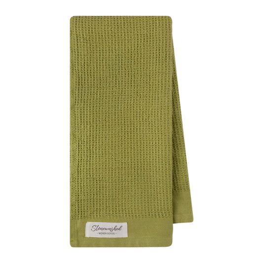 Sweet Pea Washed Waffle Dishtowel