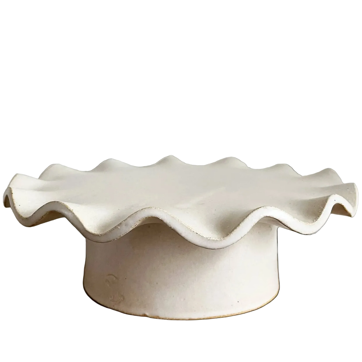 Ruffle Edge Pedestal: Large