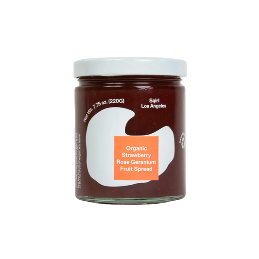 Certified Organic Strawberry & Rose Geranium Fruit Spread