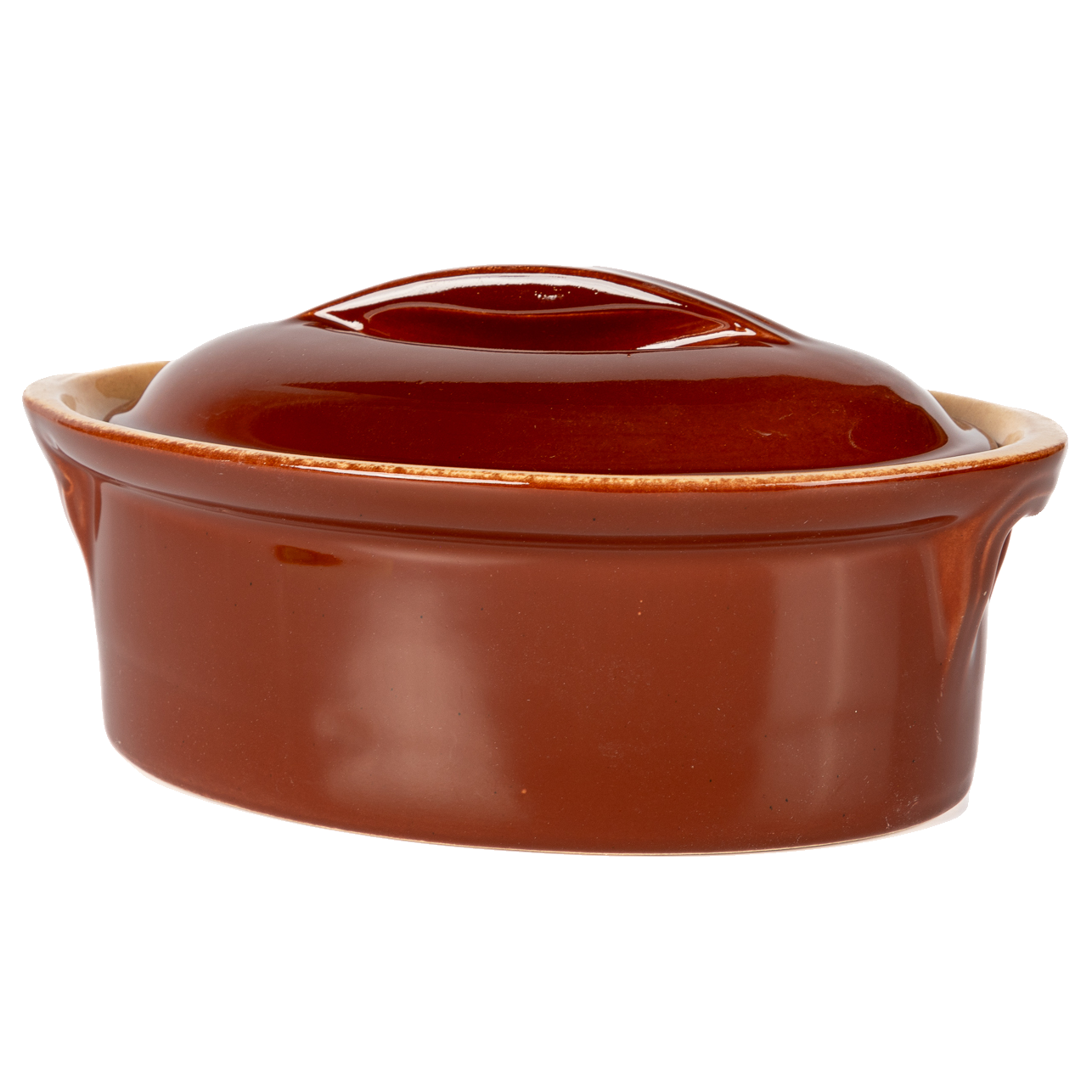 Vintage Oval Lidded Baking Dish