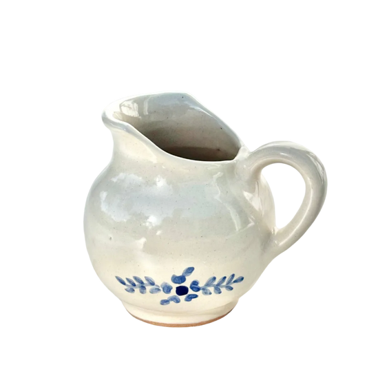 Hand-painted Margot Creamer, Blue