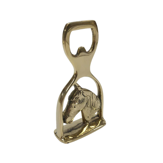 Solid Brass Horse Head Bottle Opener