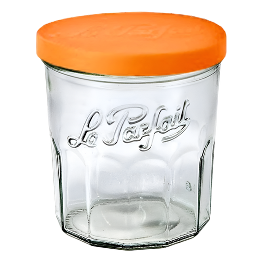 French Jam Pot - Orange Lid