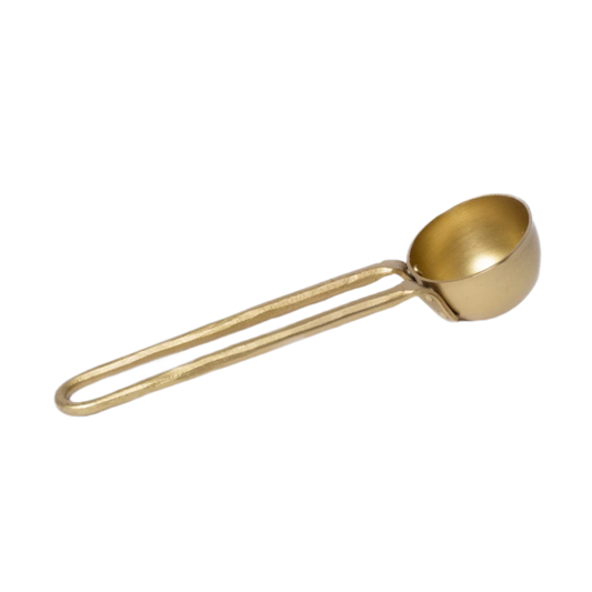 Forged Brass Coffee Scoop
