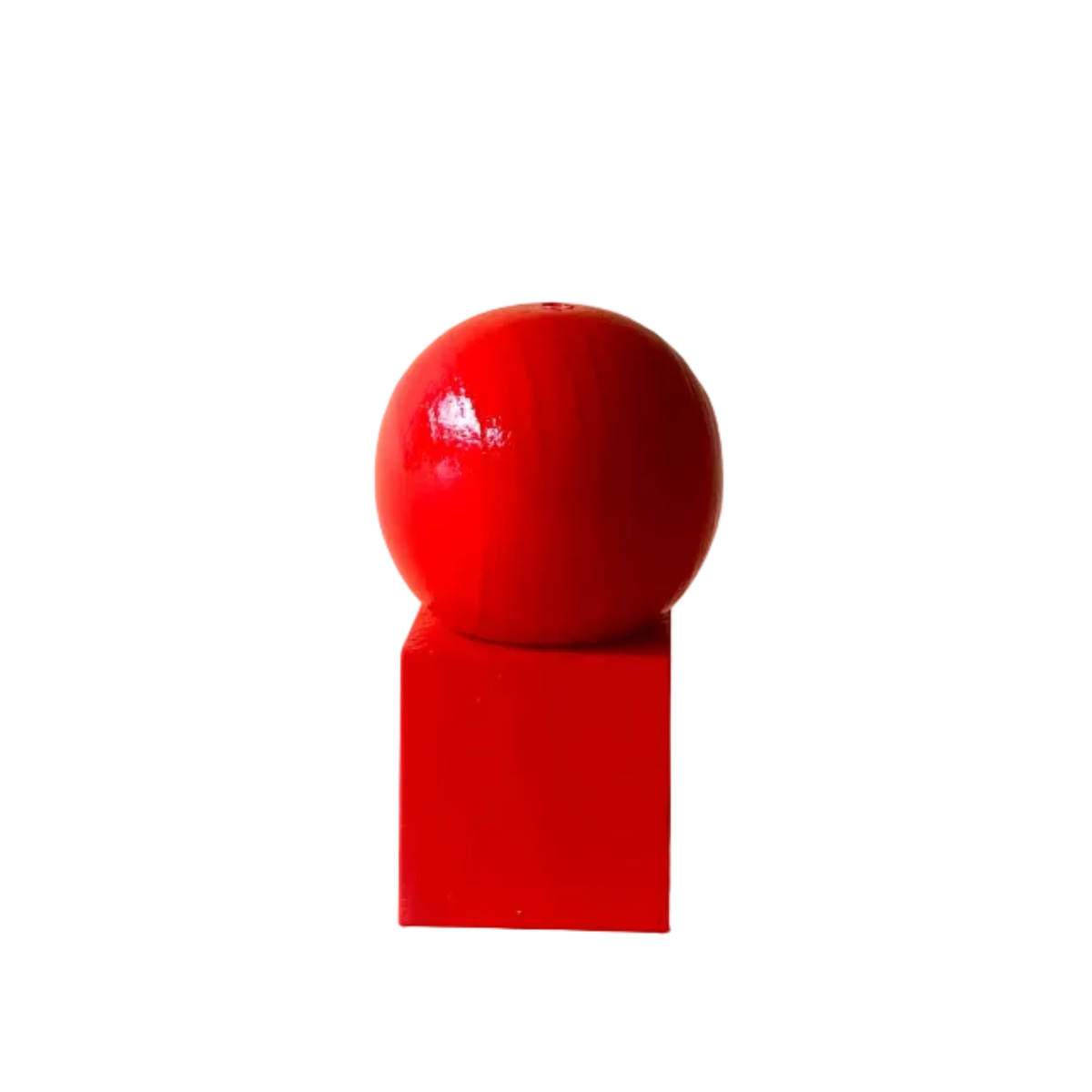 Wooden Incense Holder - Lollipop Red