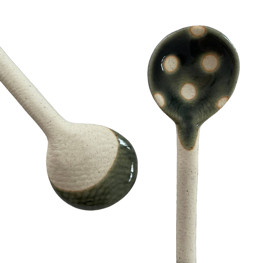 Ceramic Polkadot Spoon