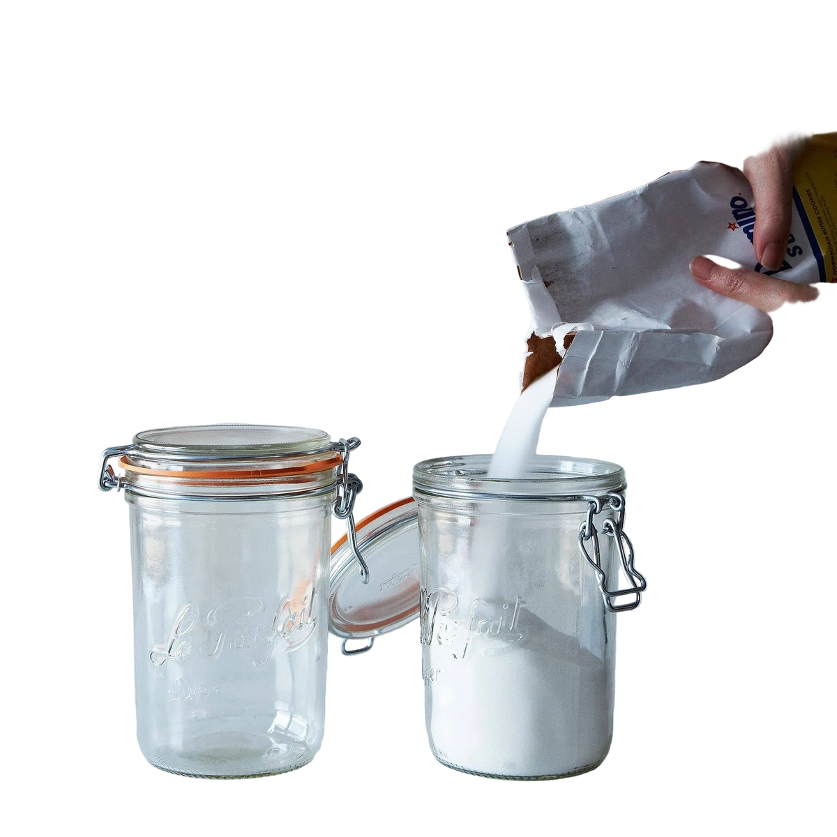 1L French Glass Preserving Jar
