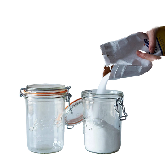 1L French Glass Preserving Jar
