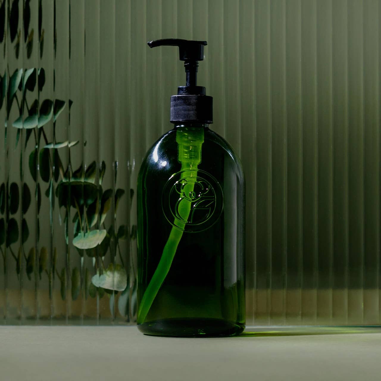 Apothecary Glass Pump Bottle