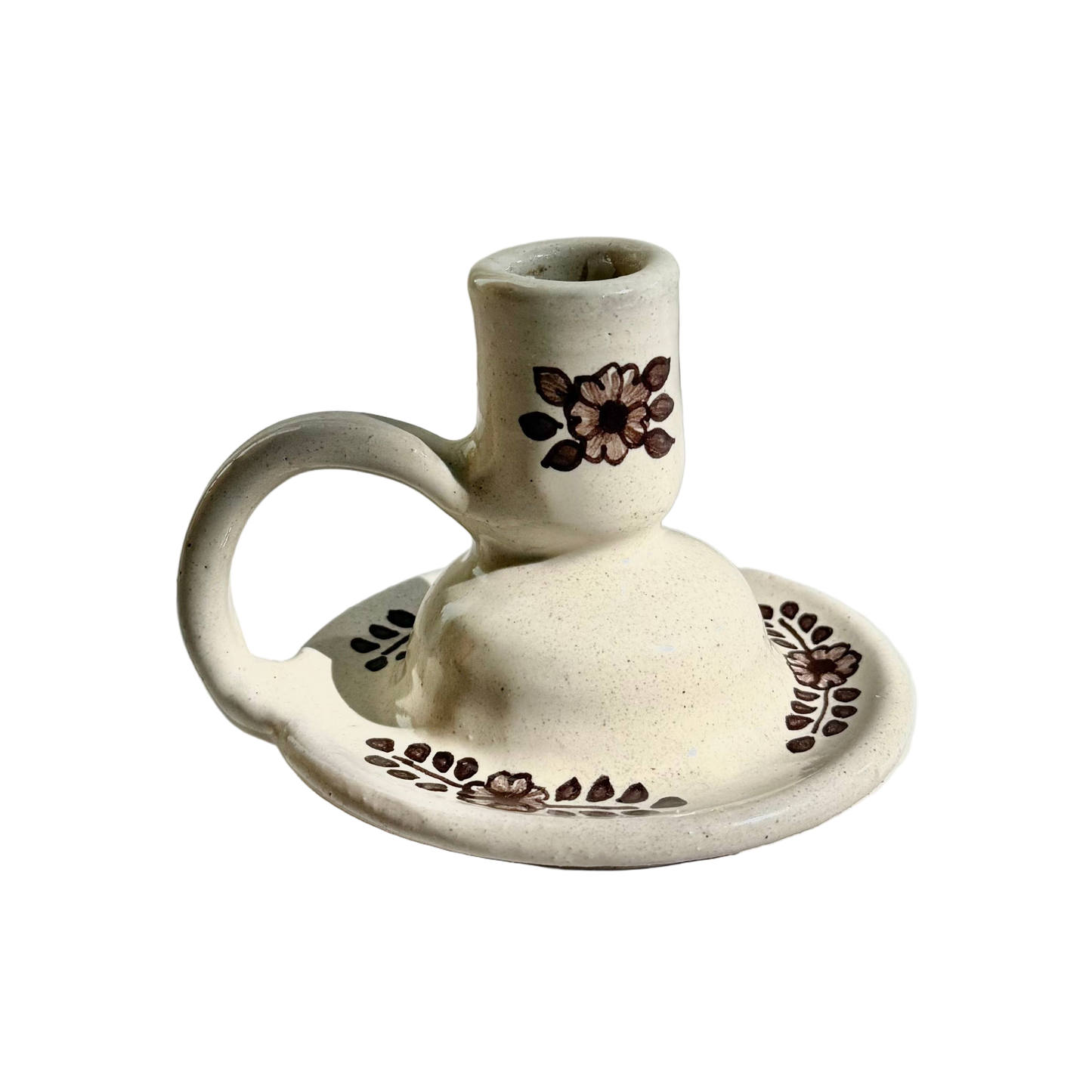 Hand Painted Margot Candle Holder