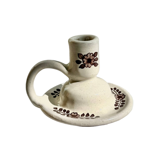 Hand Painted Margot Candle Holder