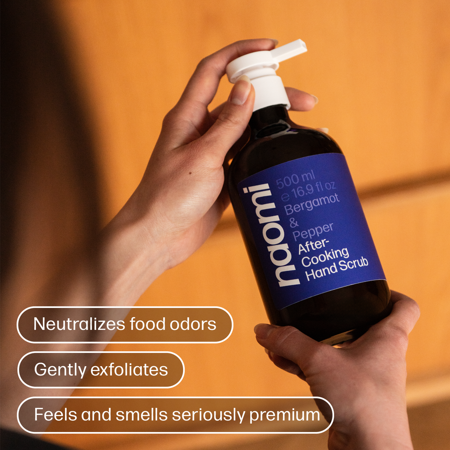 After-Cooking Hand Scrub - Bergamot & Black Pepper