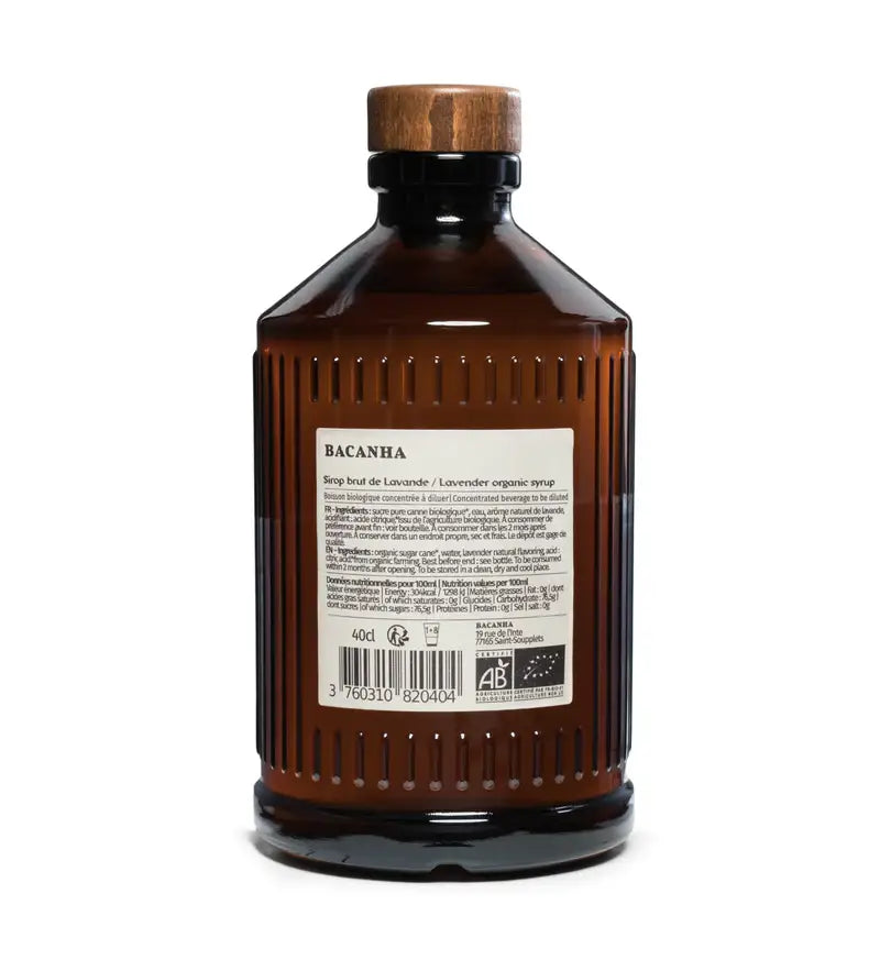 Bacanha Organic Lavender Syrup