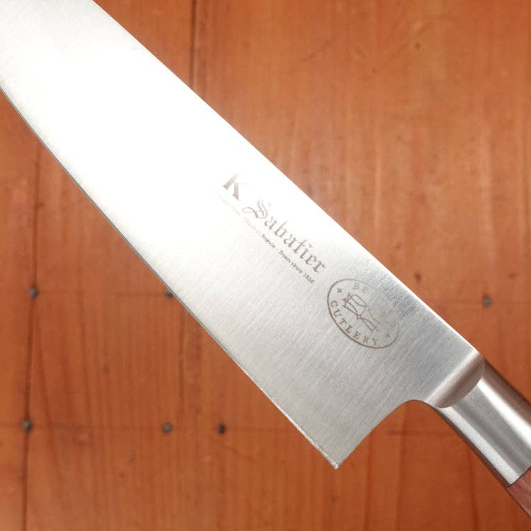 K Sabatier x Bernal Cutlery Nouvel Ideal 5.75" Chef Bolsterless Carbon Palissander