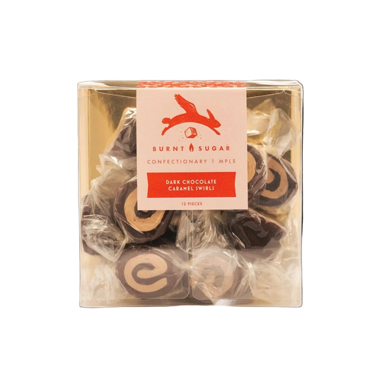 Dark Chocolate Caramel Swirls