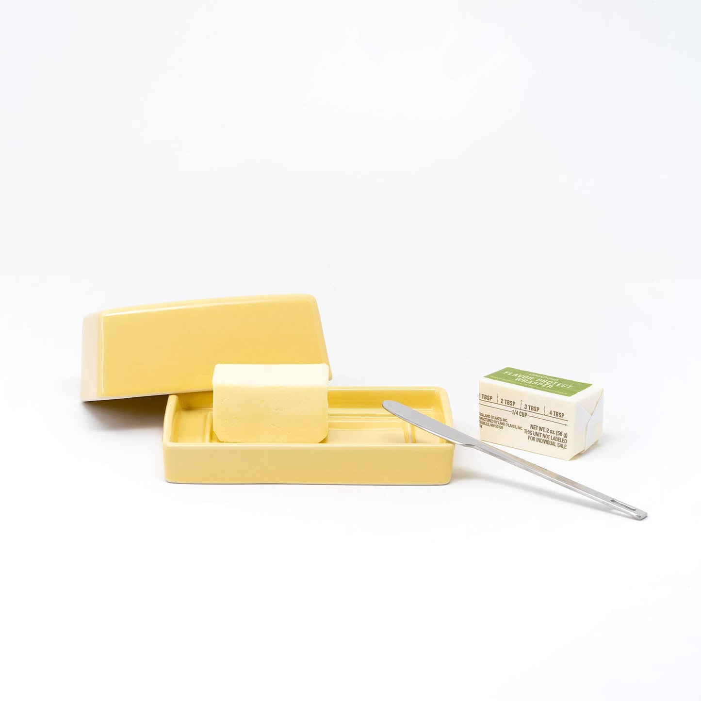 Butter Dish with Knife - Butter